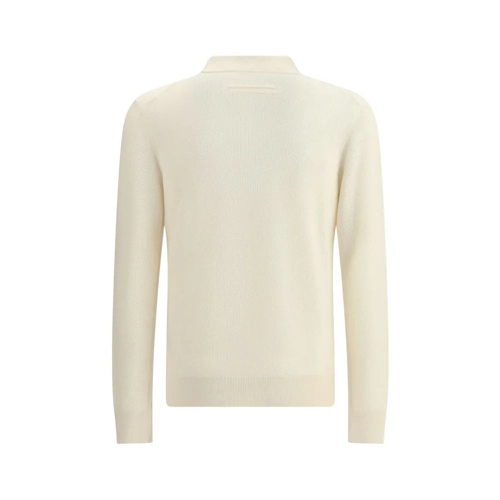 ZEGNA White Cashmere Shirt - IT46 | S