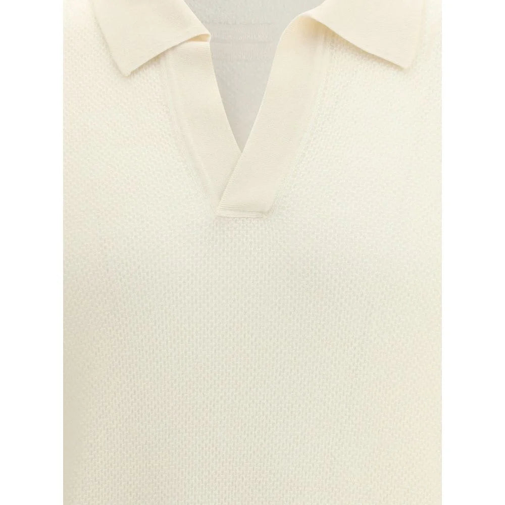 ZEGNA White Cashmere Shirt - IT46 | S