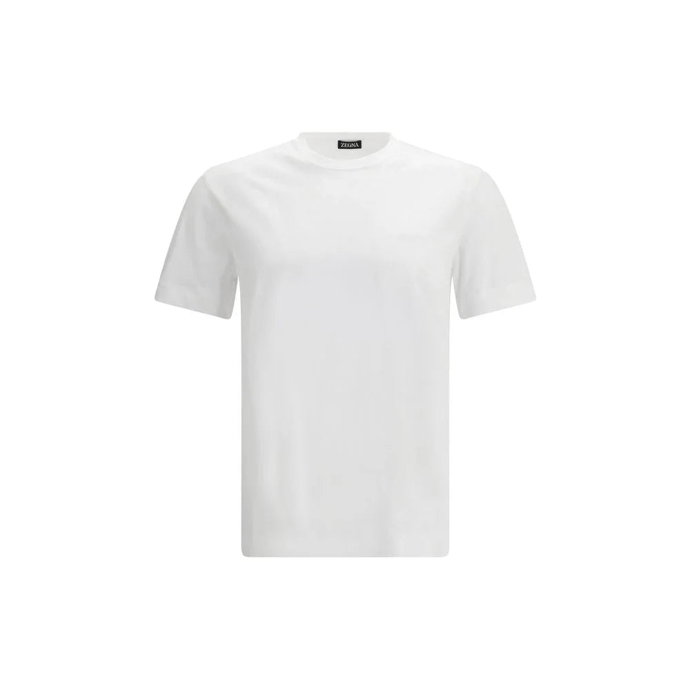 ZEGNA White Cotton T-Shirt