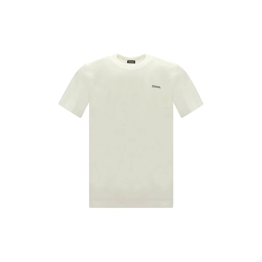ZEGNA White Cotton T-Shirt - IT48 | M