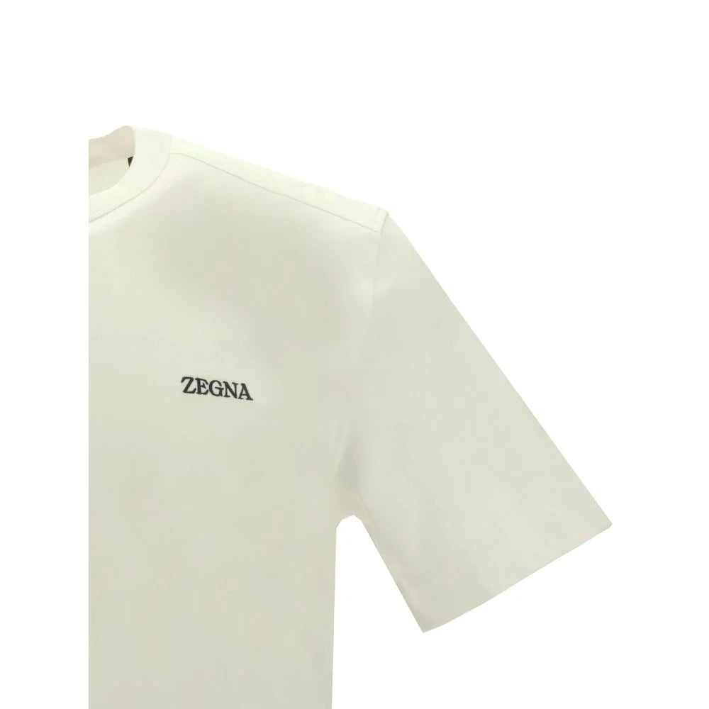 ZEGNA White Cotton T-Shirt - IT48 | M