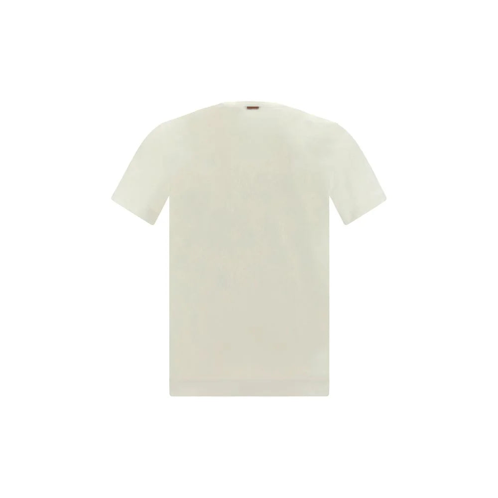 ZEGNA White Cotton T-Shirt - IT48 | M