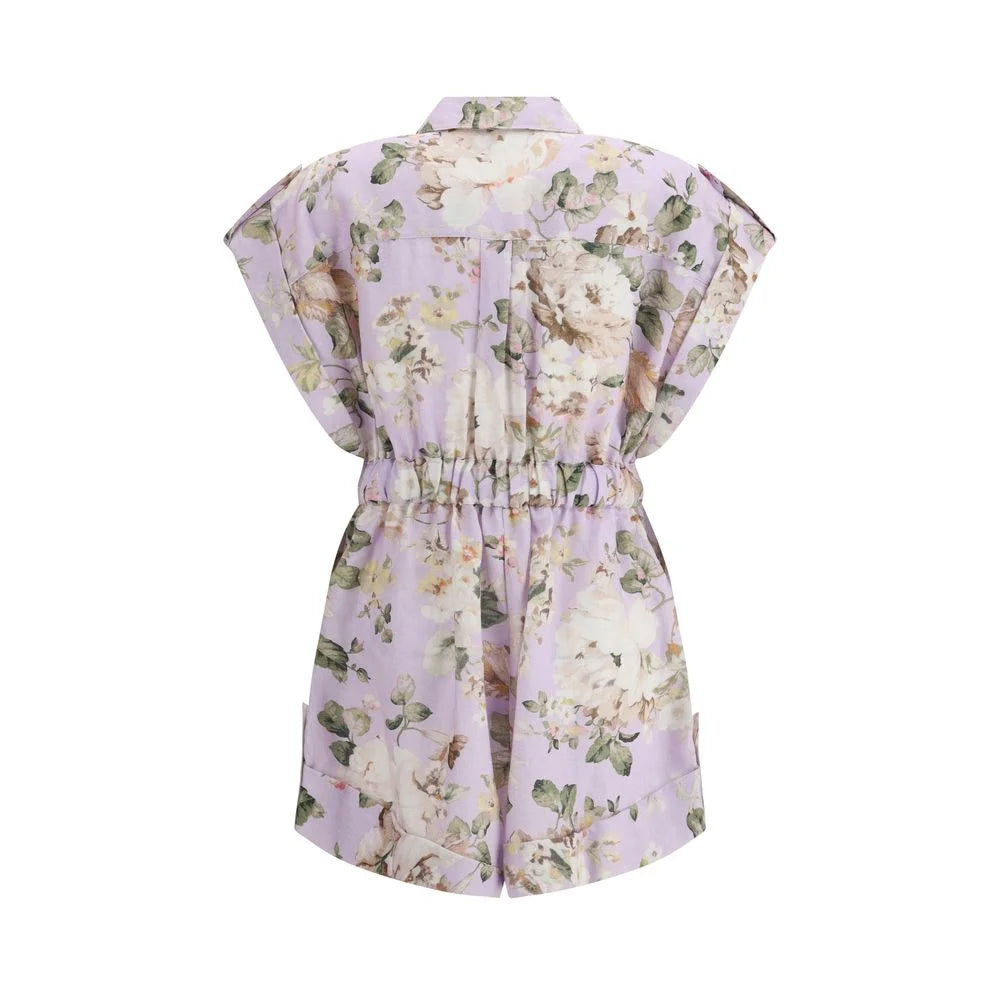 Zimmermann Acacia Pocket Playsuit - 0/XS
