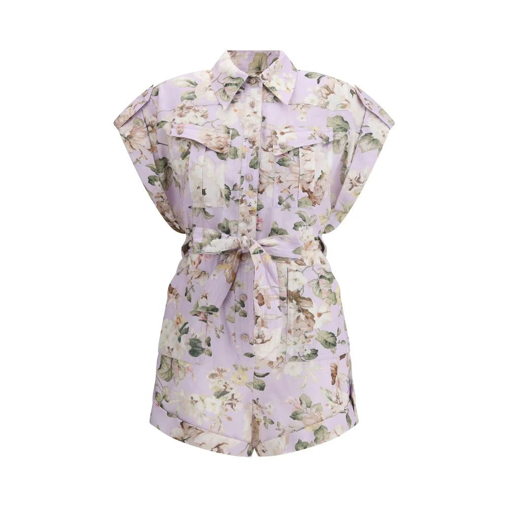 Zimmermann Acacia Pocket Playsuit - 0/XS
