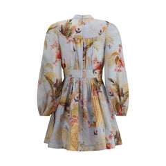 Zimmermann Ascension Plunge Mini Dress - Dresses