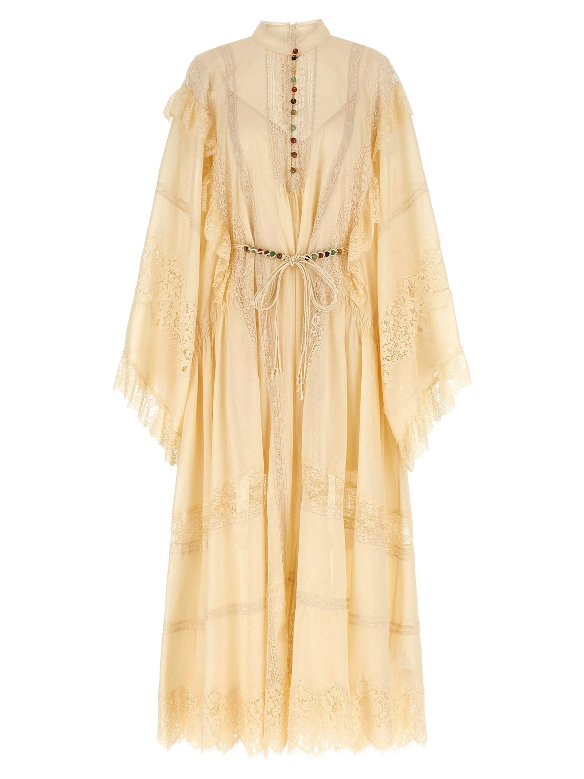 Zimmermann Beige Cotton Midi Dress - 1