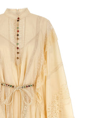 Zimmermann Beige Cotton Midi Dress - 1