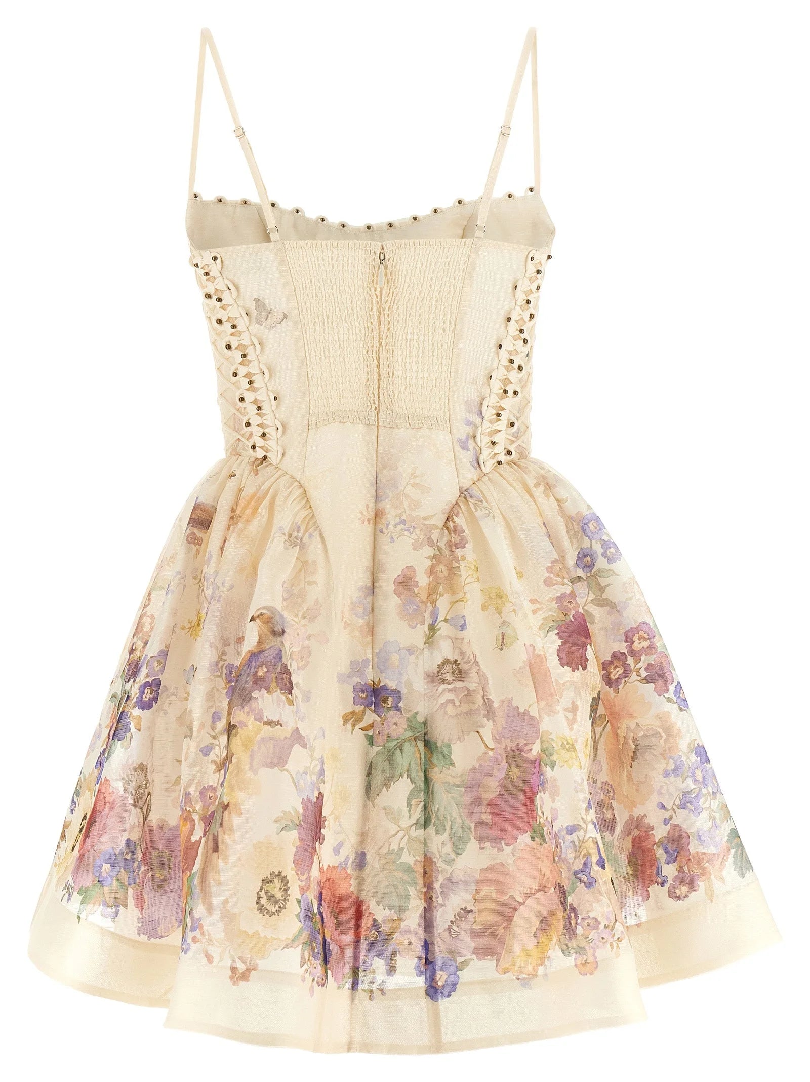 Zimmermann Beige Linen Short Dress - 1