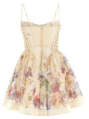 Zimmermann Beige Linen Short Dress - 1