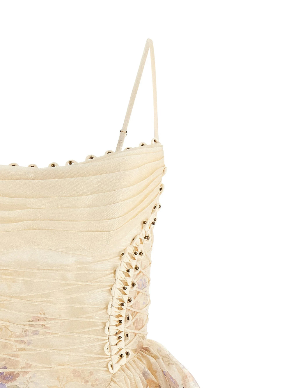 Zimmermann Beige Linen Short Dress - 1