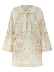 Zimmermann Beige Linen Short Dress - 3