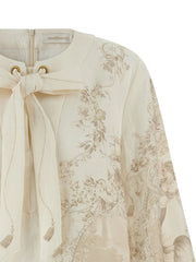 Zimmermann Beige Linen Short Dress - 3