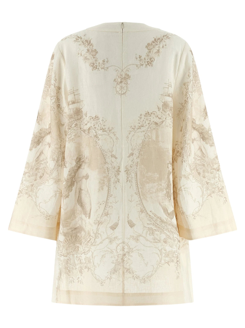 Zimmermann Beige Linen Short Dress - 3