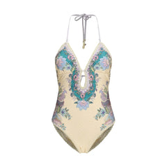 Zimmermann Beige Polyamide One-Piece Swimsuit