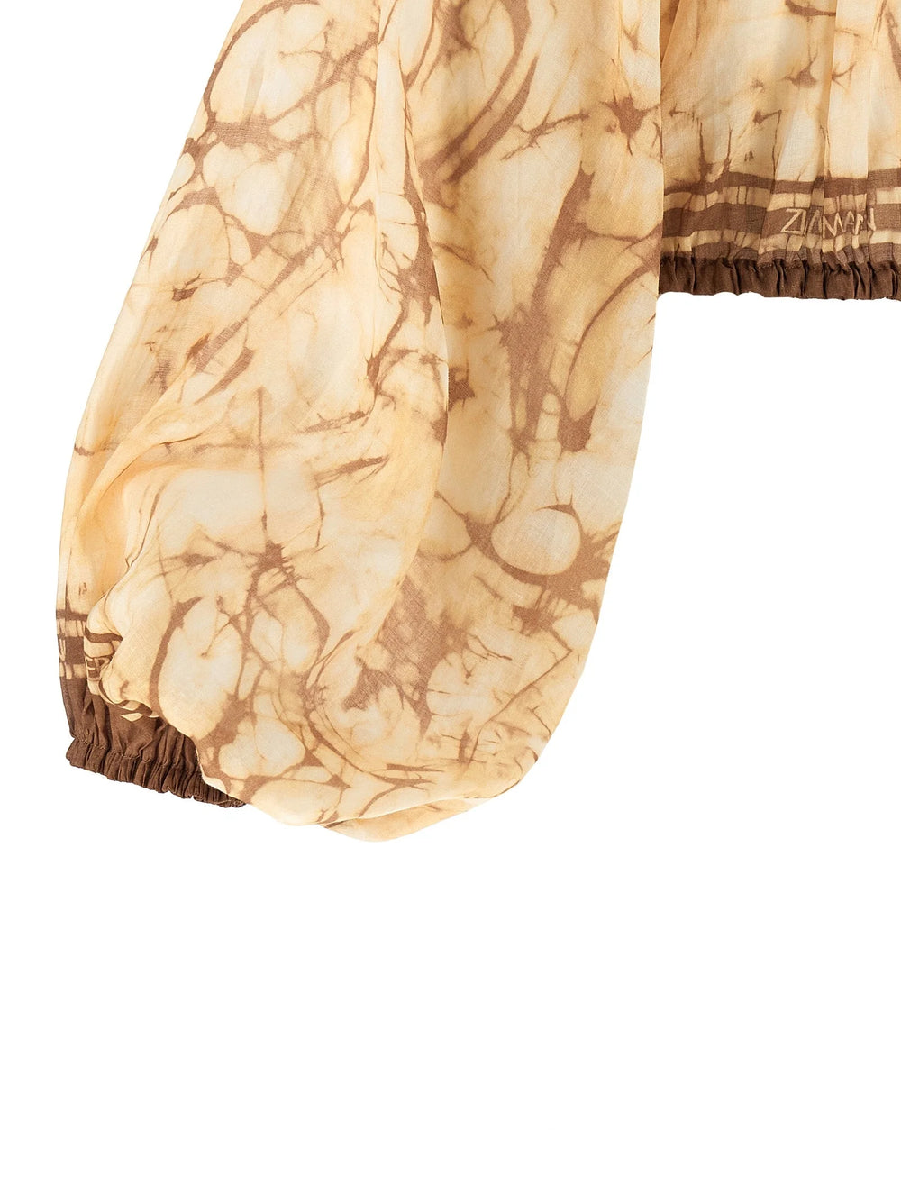 Zimmermann Beige Ramie Pattern Shirt
