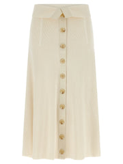 Zimmermann Beige Viscose Midi Skirt - 1
