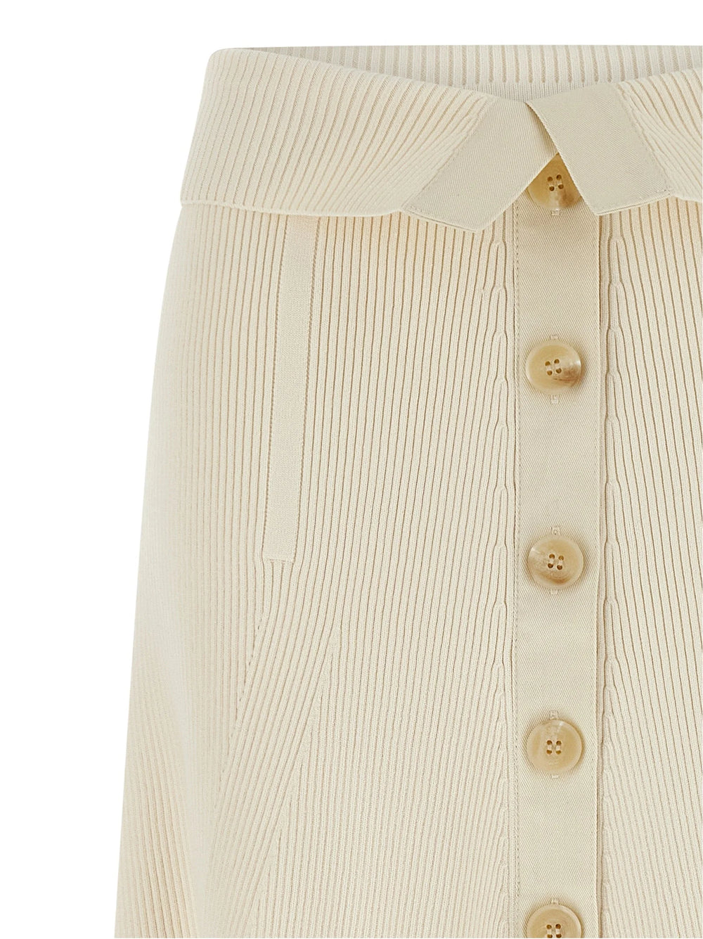 Zimmermann Beige Viscose Midi Skirt - 1