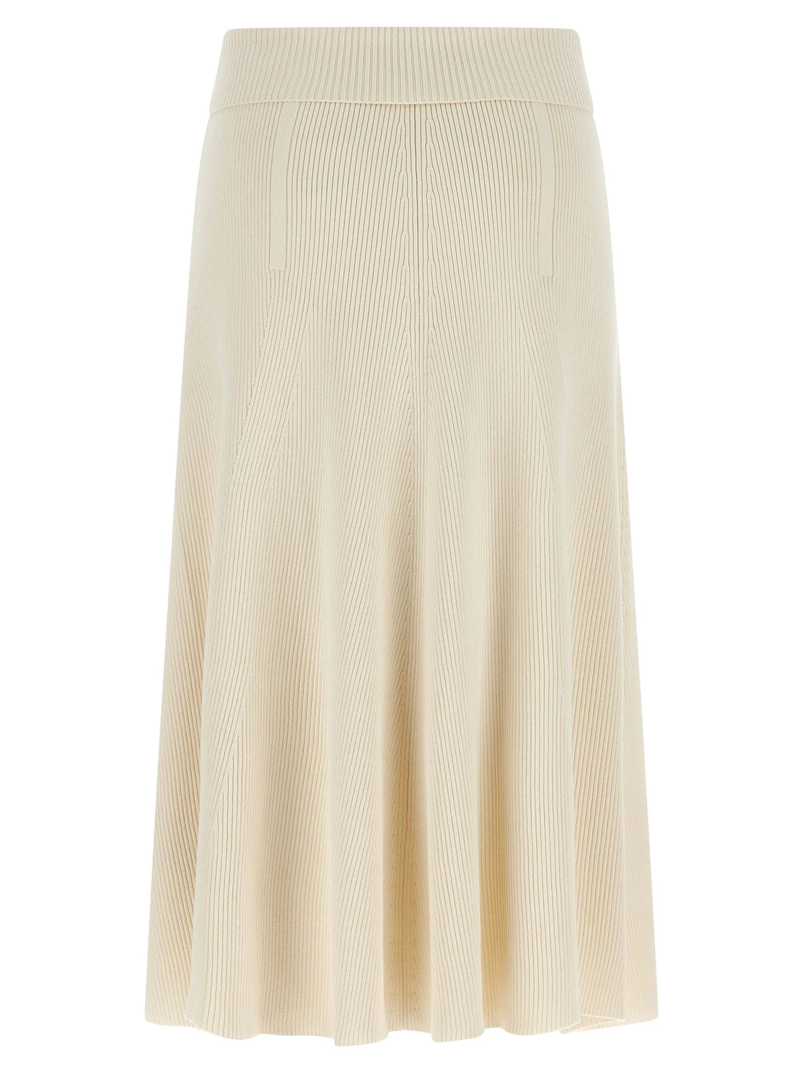 Zimmermann Beige Viscose Midi Skirt - 1