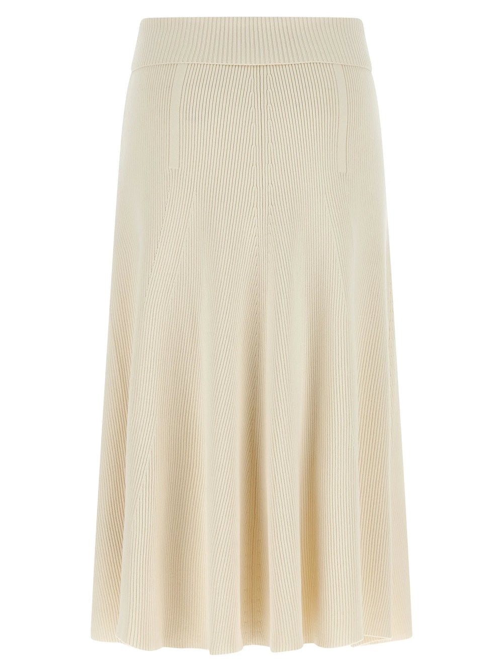Zimmermann Beige Viscose Midi Skirt - 1