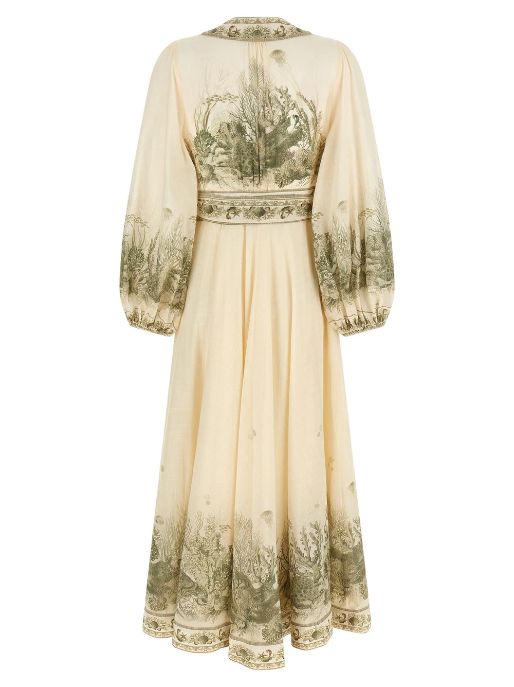 Zimmermann Bicolor Cotton Midi Dress - 1