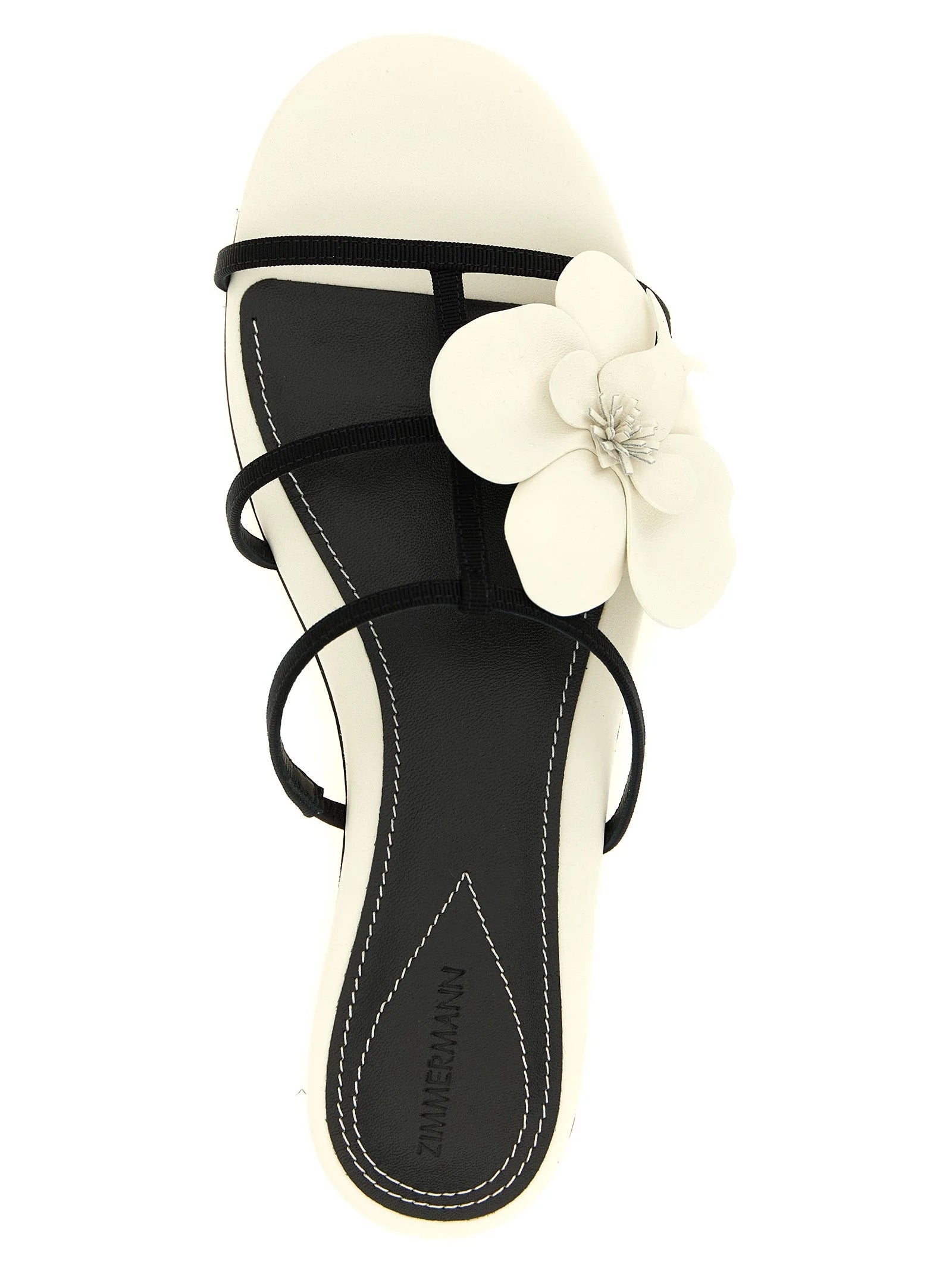 Zimmermann Bicolor Leather Slides - EU40/US10