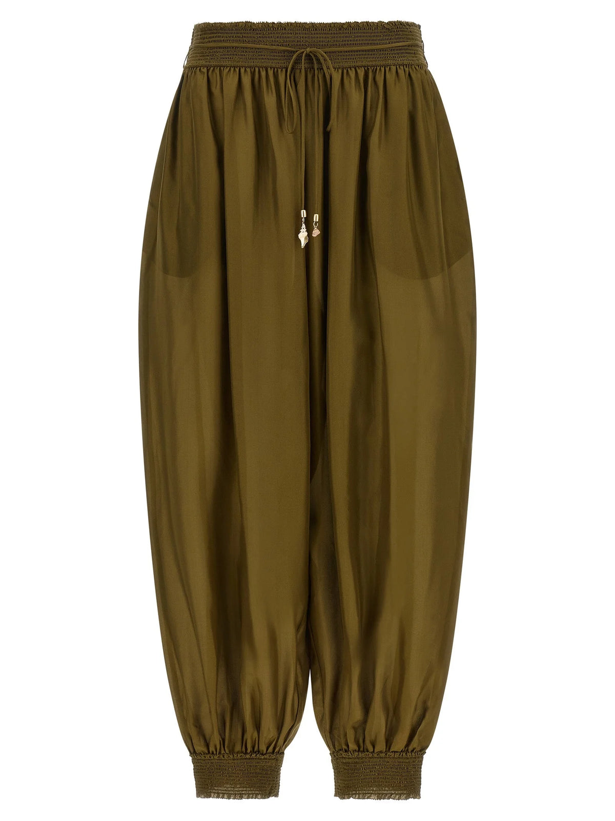 Zimmermann Bicolor Silk Casual Pants