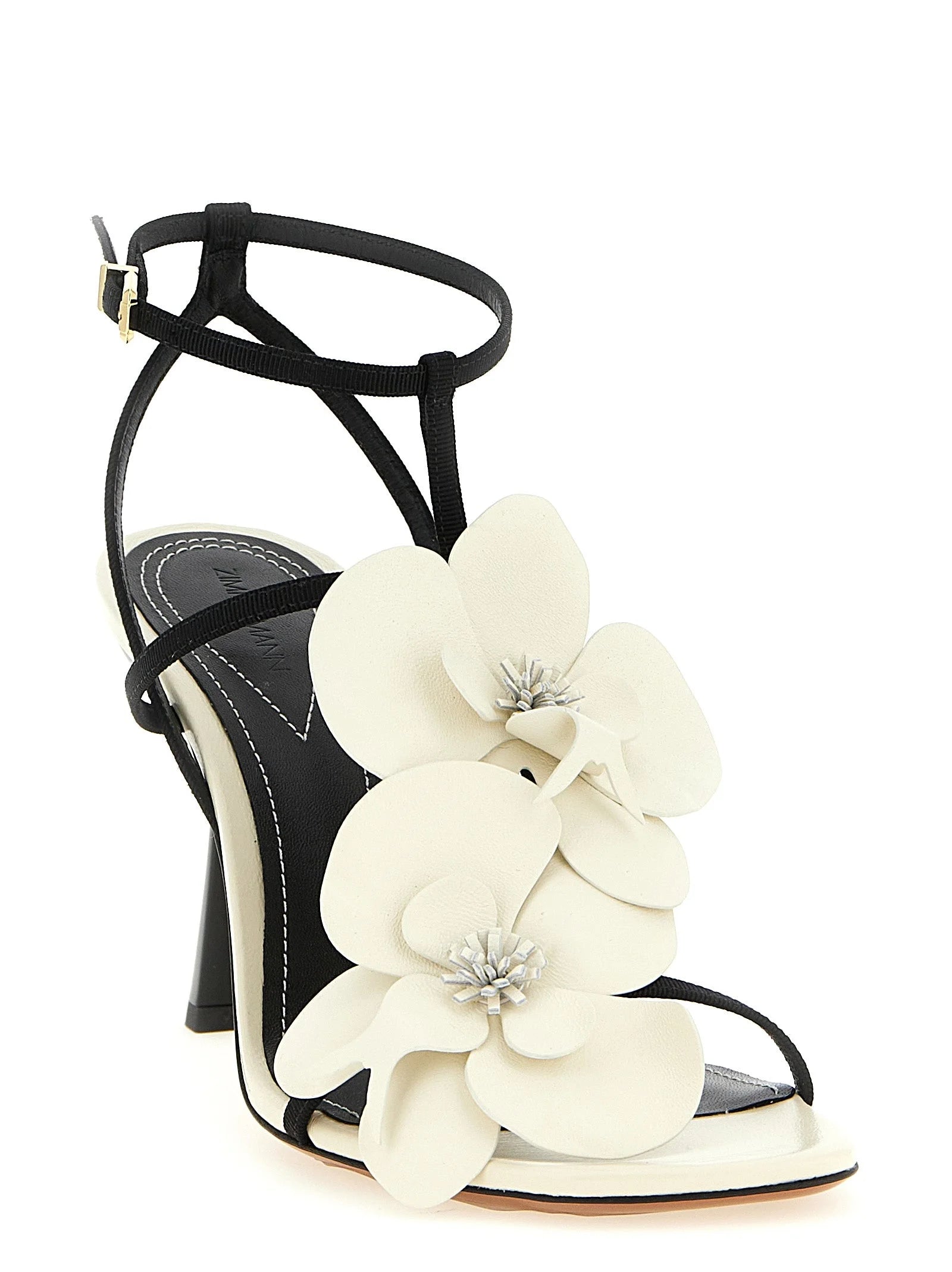 Zimmermann Bicolor Viscose Stiletto Heel Sandals - EU41/US11