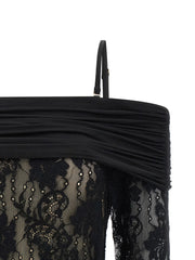 Zimmermann Black Polyamide Bodysuit
