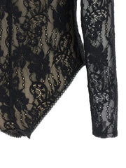 Zimmermann Black Polyamide Bodysuit