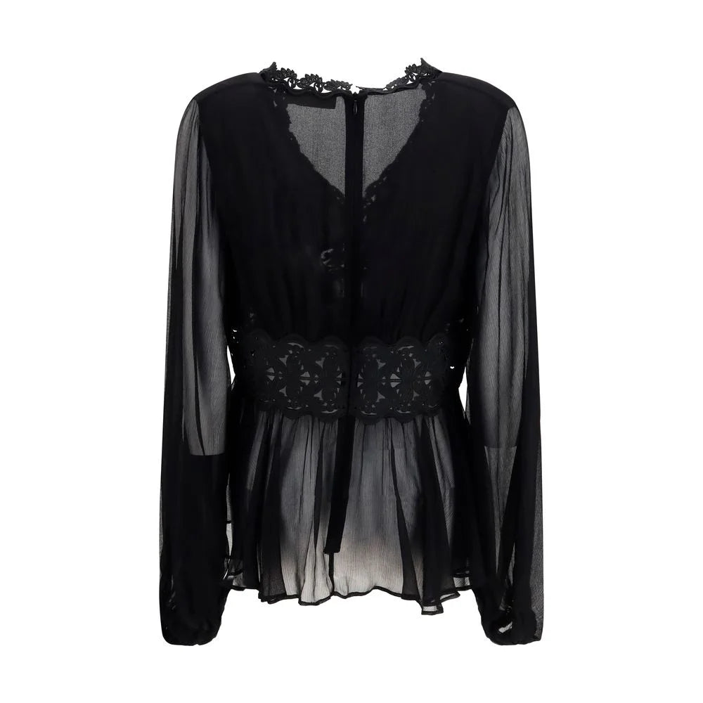Zimmermann Black Viscose Blouse - 4