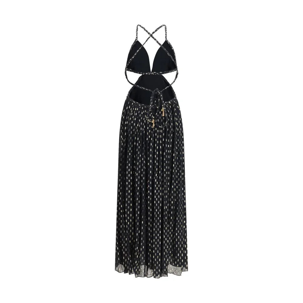 Zimmermann Black Viscose Long Dress