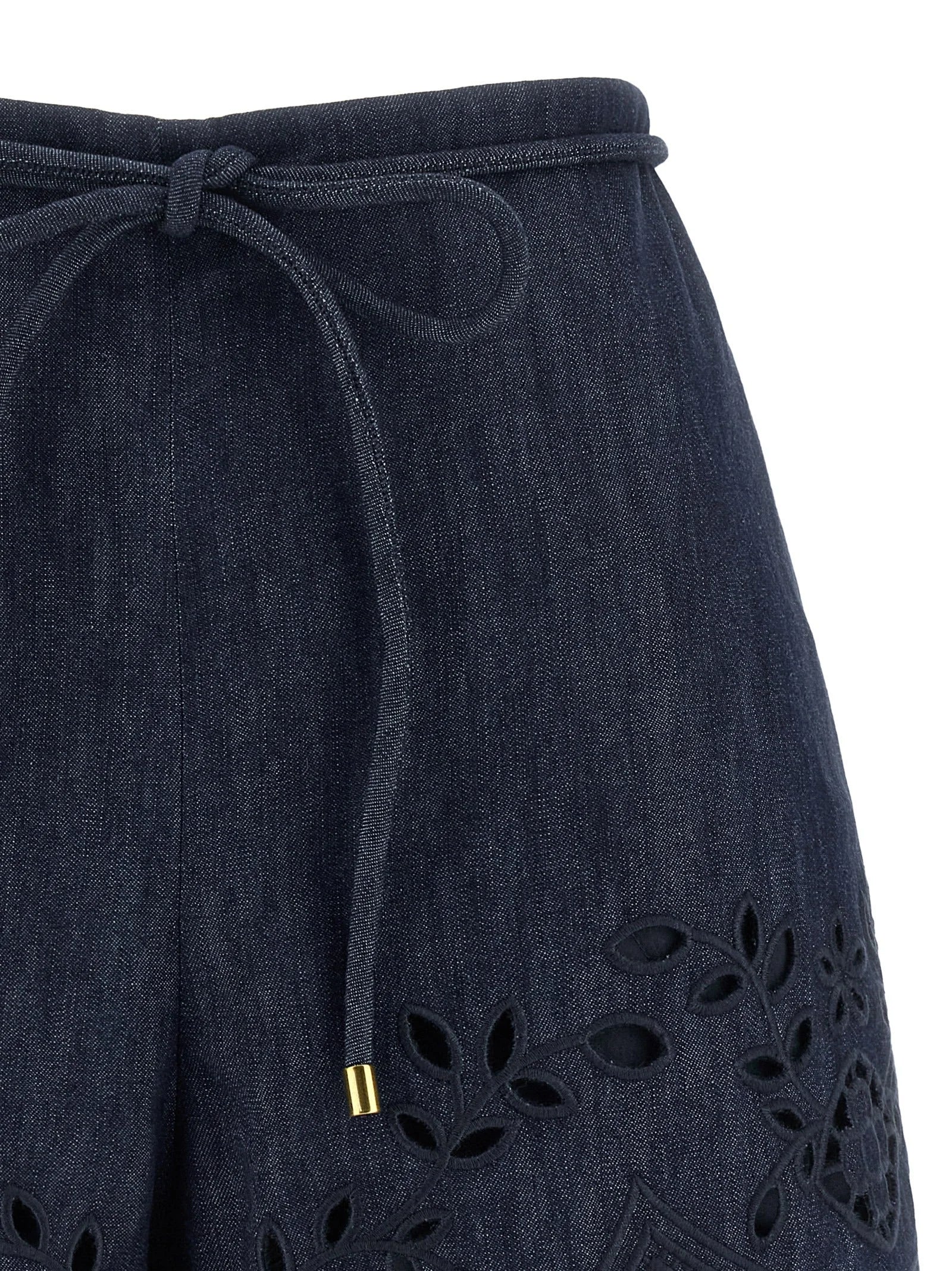 Zimmermann Blue Cotton Bermuda Shorts
