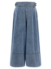 Zimmermann Blue Cotton Cropped Jeans - 3