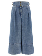 Zimmermann Blue Cotton Cropped Jeans - 3