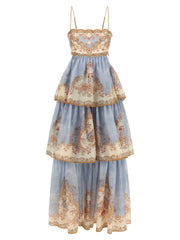Zimmermann Blue Cotton Long Dress - 2