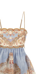 Zimmermann Blue Cotton Long Dress - 2