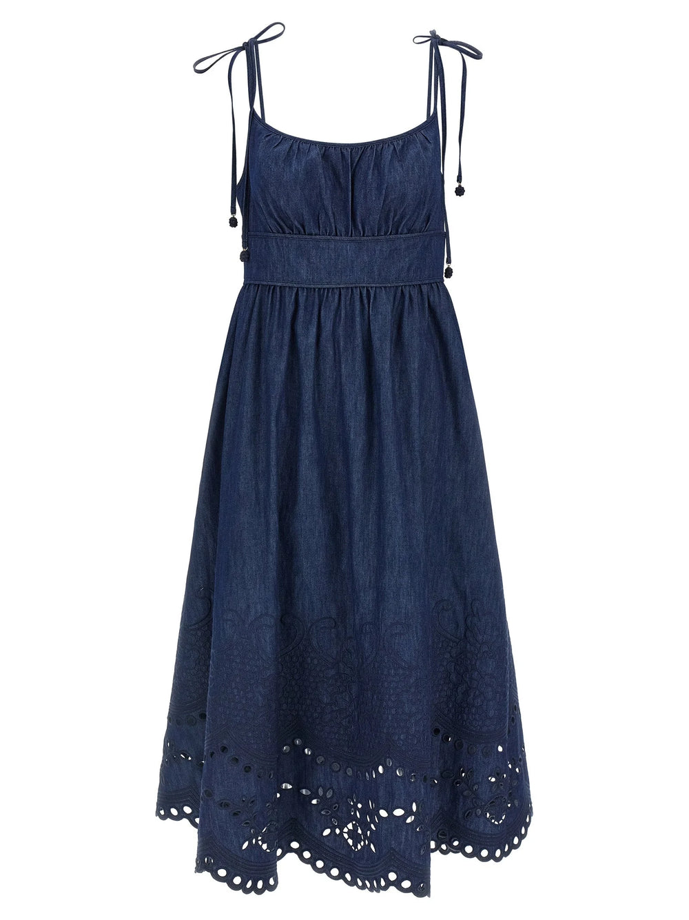 Zimmermann Blue Cotton Midi Dress - 3