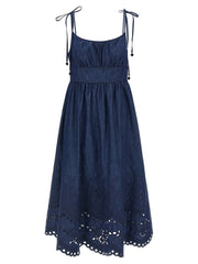 Zimmermann Blue Cotton Midi Dress - 3