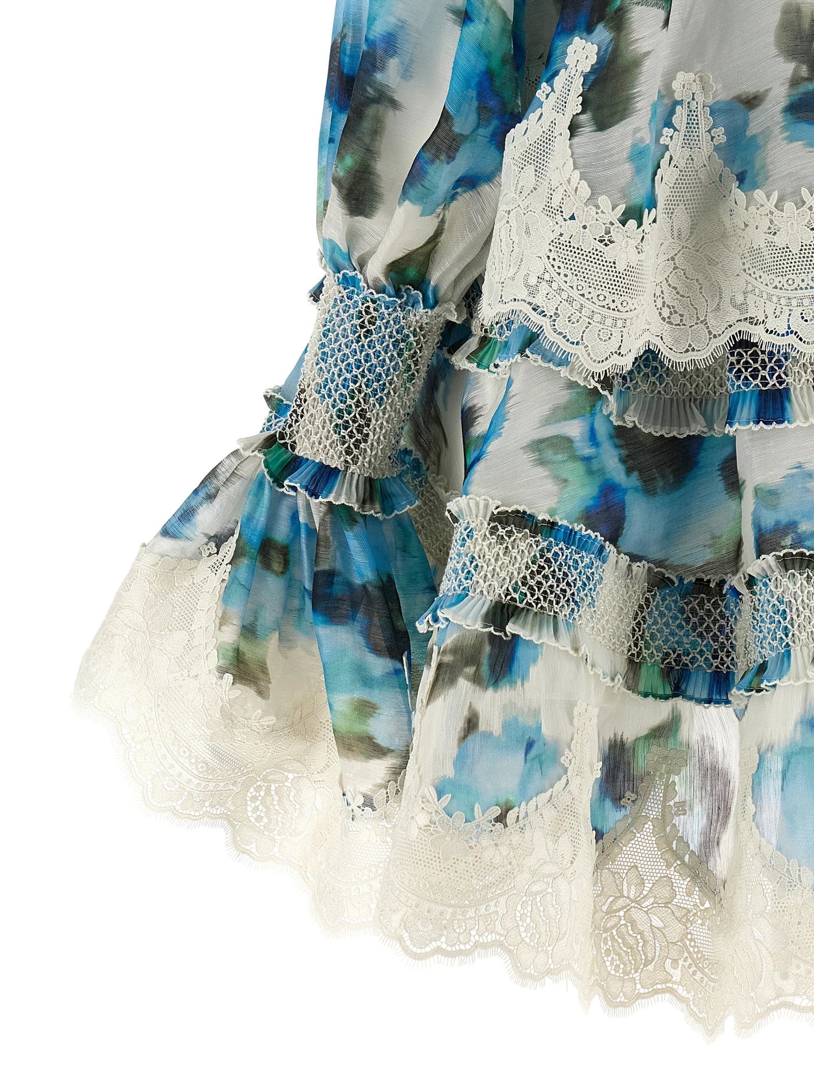 Zimmermann Blue Linen Short Dress - 2