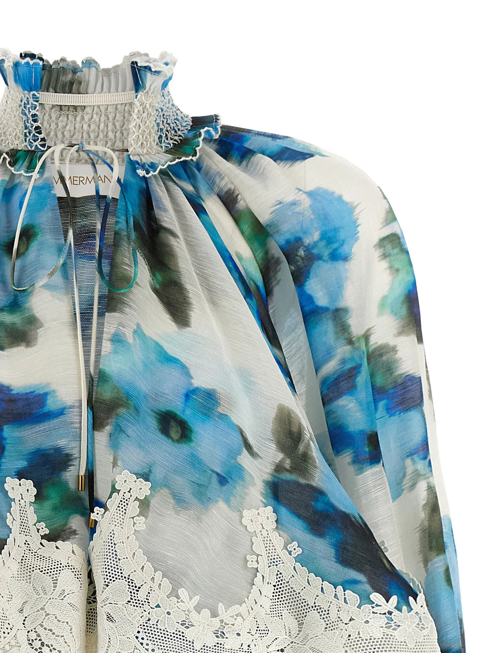 Zimmermann Blue Linen Short Dress - 2