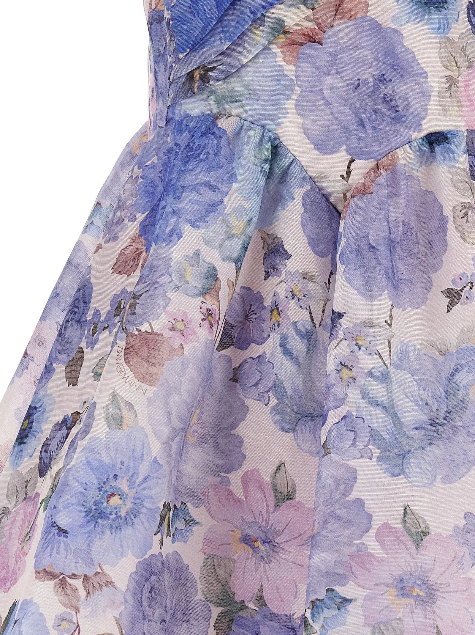 Zimmermann Blue Linen Short Dress - 2