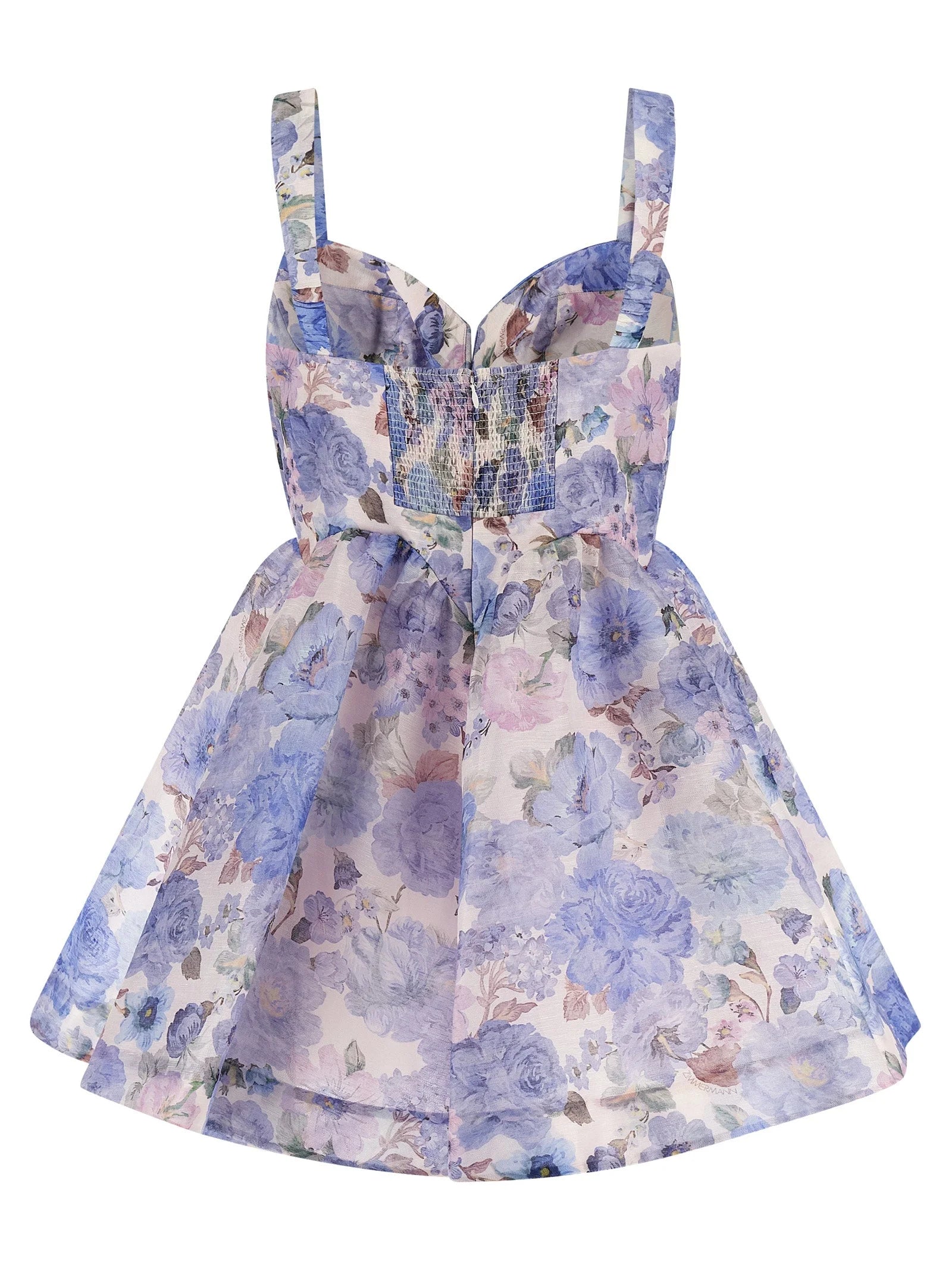 Zimmermann Blue Linen Short Dress - 2