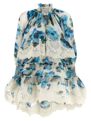 Zimmermann Blue Linen Short Dress - 2
