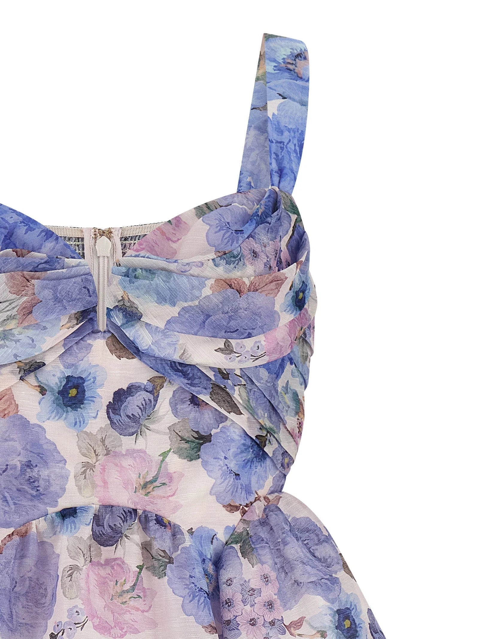 Zimmermann Blue Linen Short Dress - 2