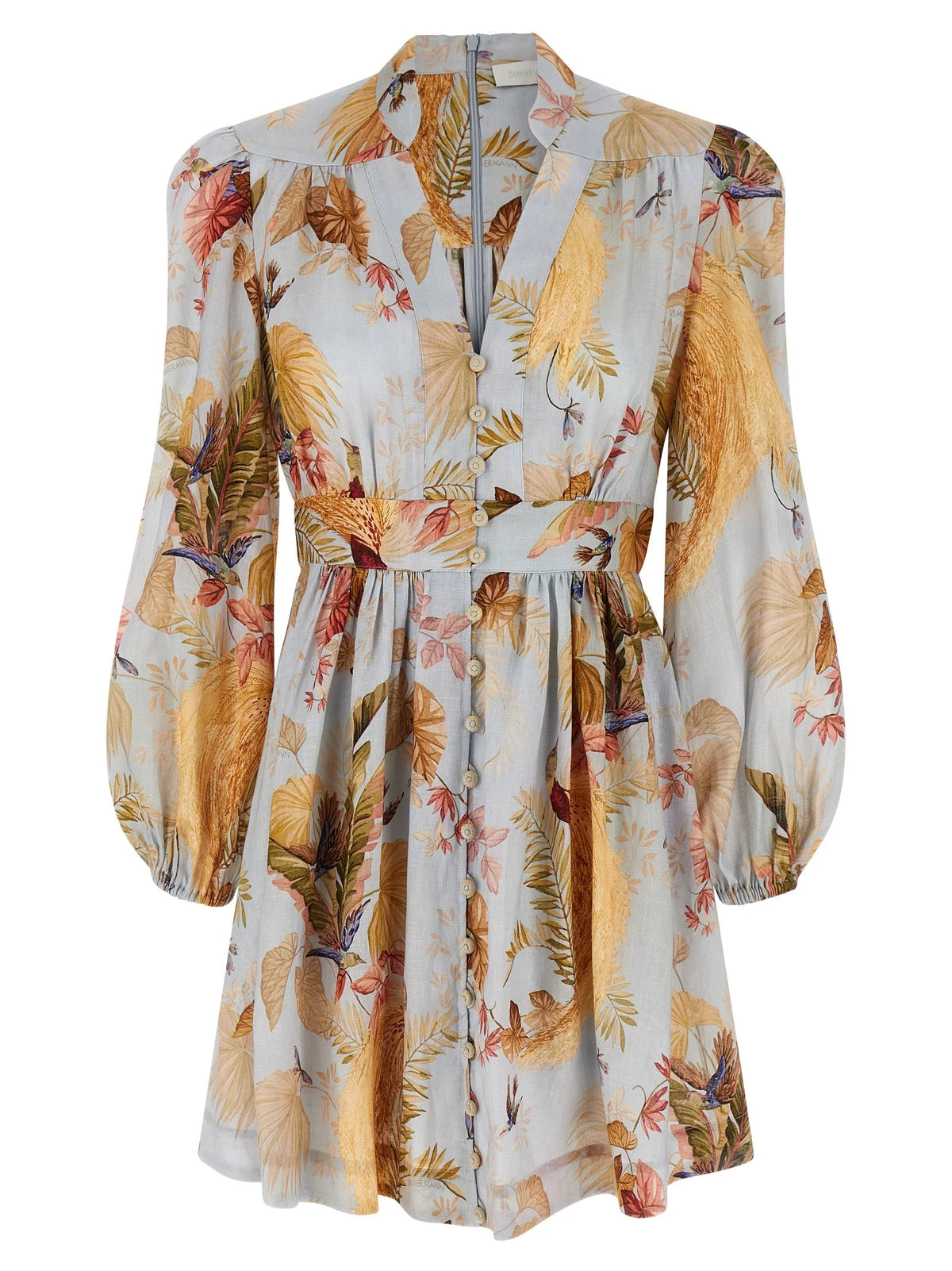 Zimmermann Blue Linen Short Dress - 3