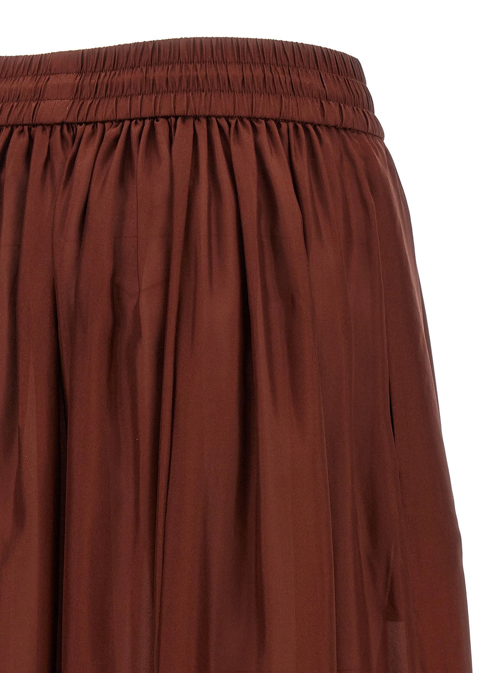 Zimmermann Bordeaux Silk Mini Skirt - 4