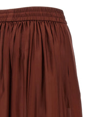 Zimmermann Bordeaux Silk Mini Skirt - 4