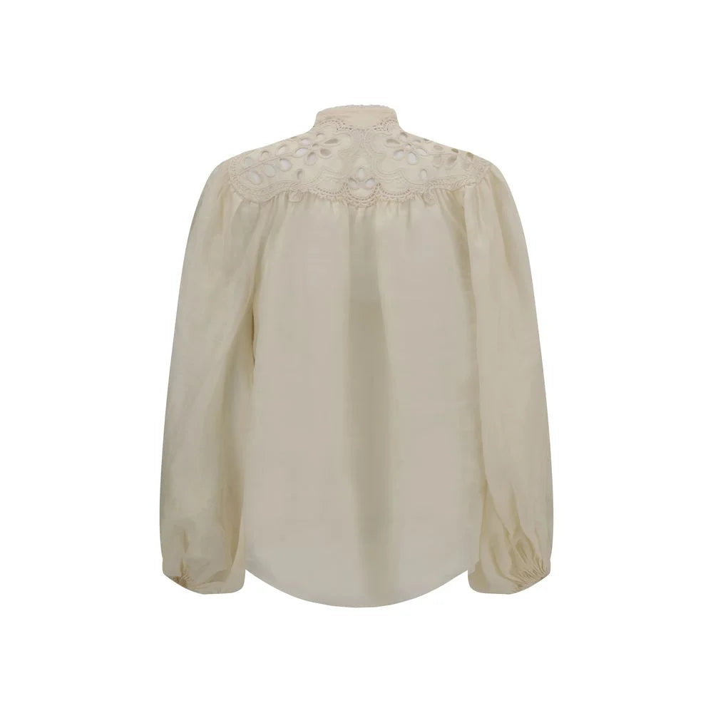 Zimmermann Embroidered Coco Blouse - 2