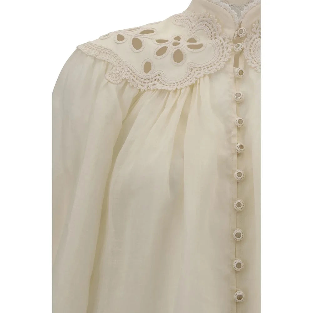Zimmermann Embroidered Coco Blouse - 2