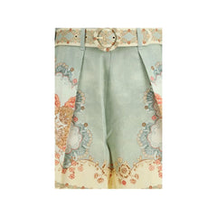 Zimmermann Multicolor Linen Bermuda Shorts
